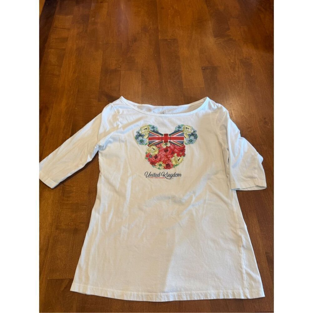 Disney United Kingdom, Epcot world, showcase, shirt, size, medium